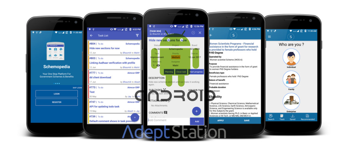 Android App development by Adeptstation